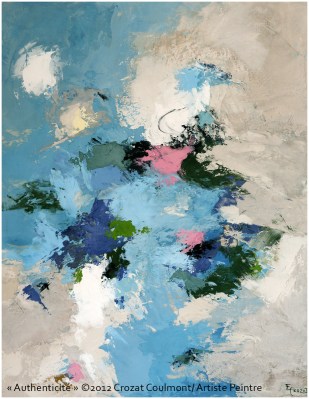 Artiste contemporain- Art peinture unique (Enduit de chaux/ bois)