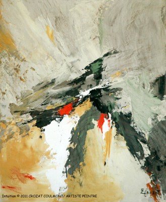 Art Abstrait Contemporain- Oeuvre unique (Enduit de chaux/ bois)