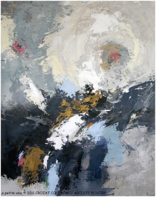 Abstraction Contemporaine- Peinture Abstraite (Enduit de chaux/ bois)