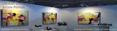 France Peintres, L'Artiste Peintre Abstrait Crozat Coulmont