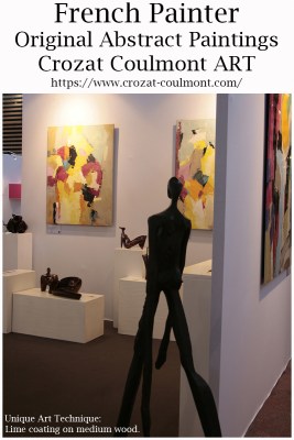 French Artist- Crozat Coulmont Abstraction Art Paintings